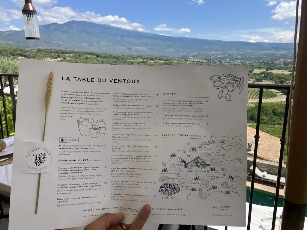 Menu_Restaurant La Table du Ventoux Crillon le Brave_Crillon-le-Brave_image_2