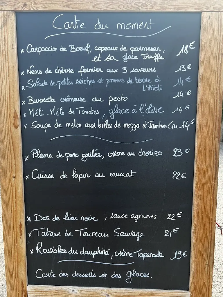 Menu_L'Auberge Provençale_Crillon-le-Brave_imagen_2