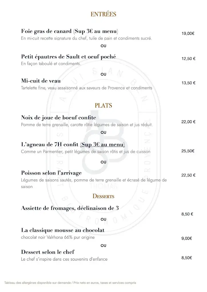 Menu_AQUÌ SIAN BÈN restaurant provençal_Malaucène_image_1