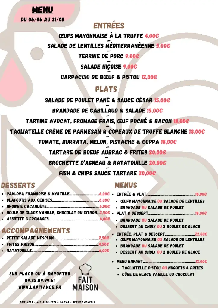Menu_La Pitance_Besse-sur-Issole_image_1