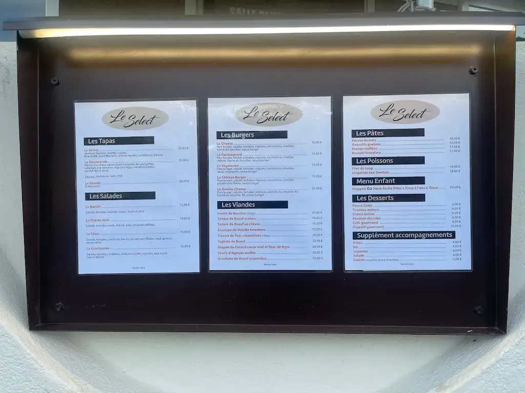 Le Select. Restaurant in Contes