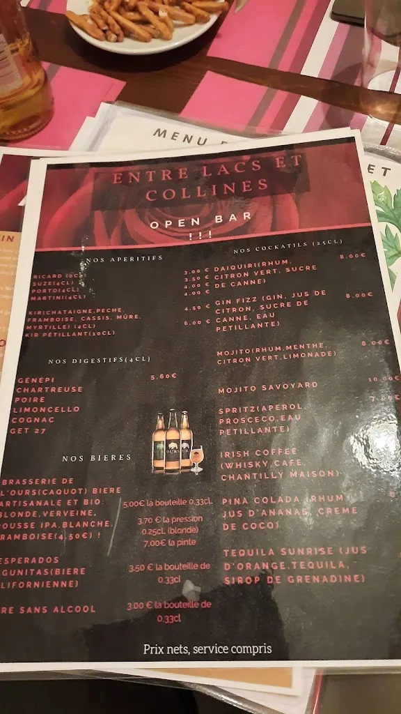 Menu_Entre Lacs et Collines_Novalaise_immagine_3