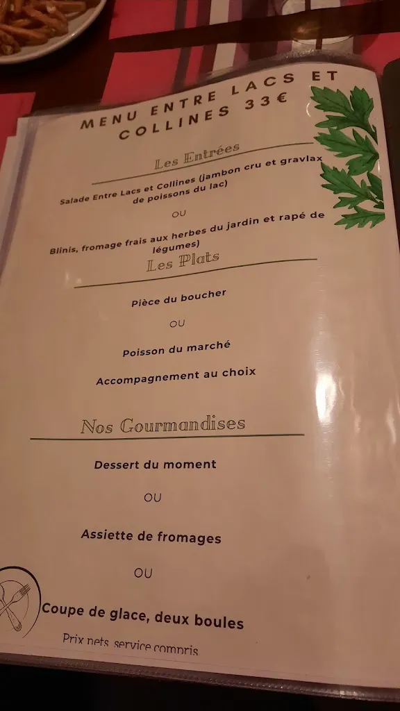 Menu_Entre Lacs et Collines_Novalaise_immagine_4