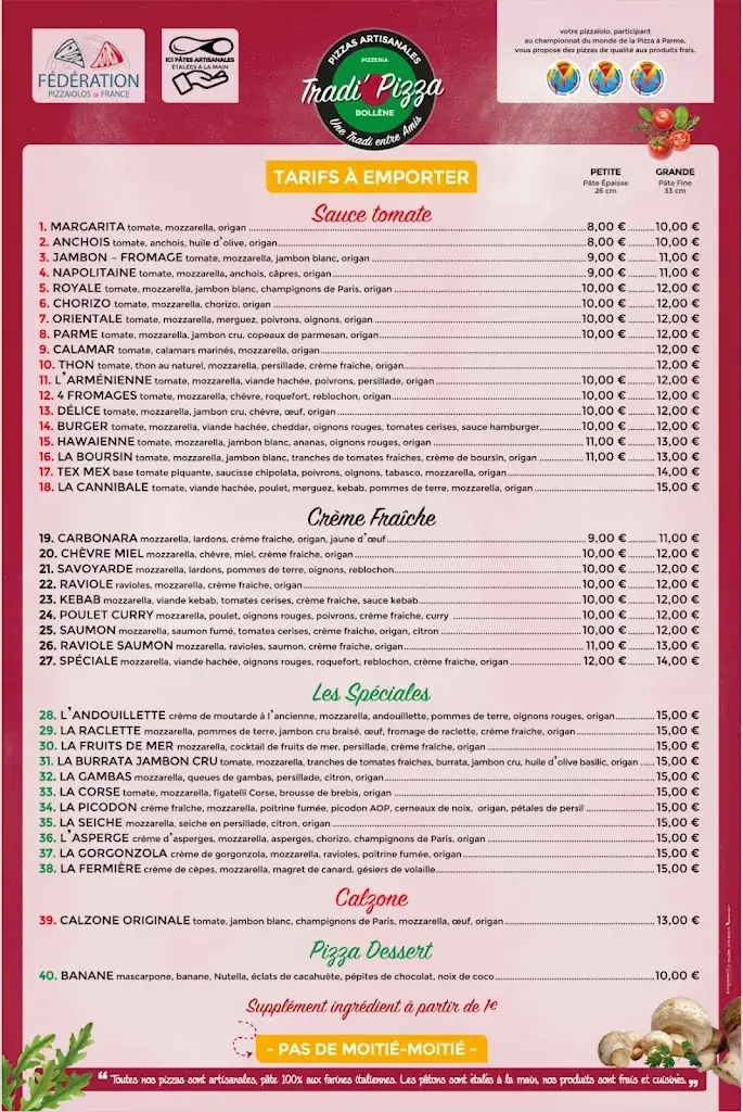 Tradi Pizza Bollène_Bollène_menu_image_1