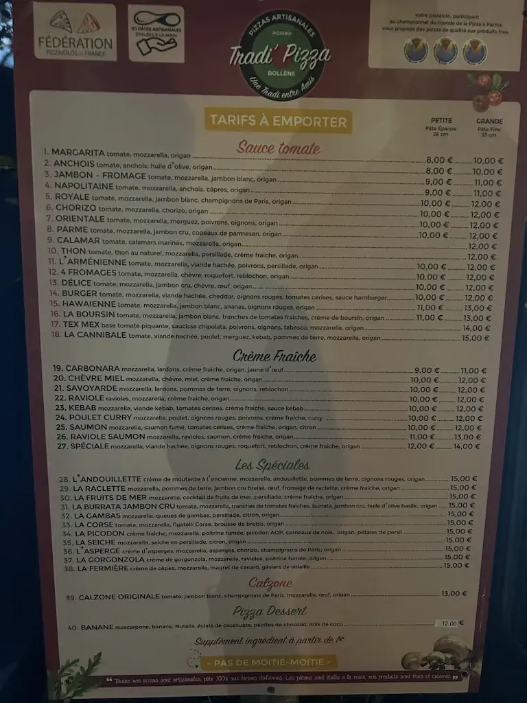Menu_Tradi Pizza Bollène_Bollène_image_3
