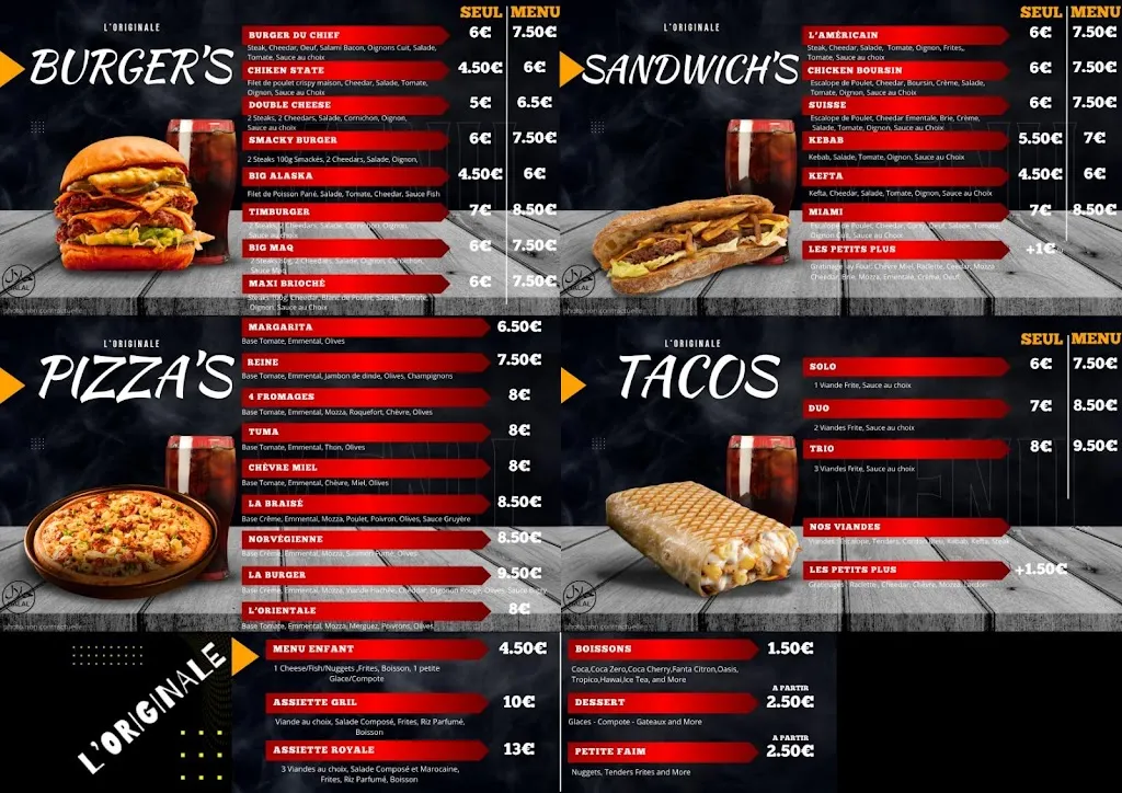 Menu_L'écluse by L'originale_Bollène_image_1