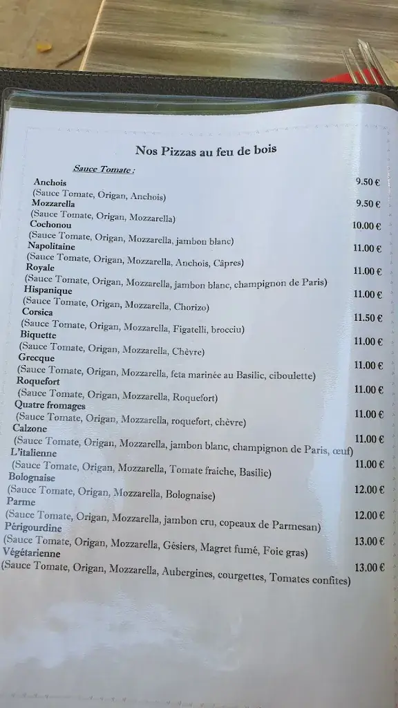 Menu_La Flambée_Bollène_immagine_3