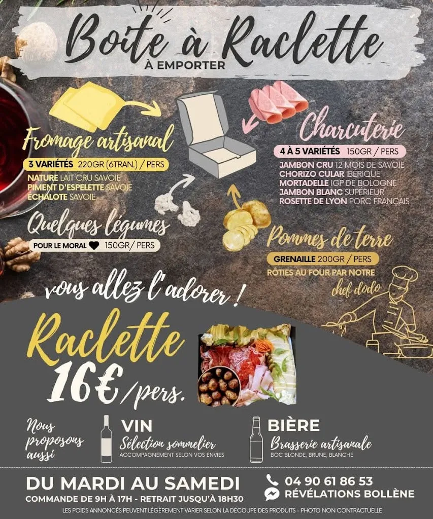 Menu_Révélations - Epicerie Fine - Restaurant_Bollène_image_1