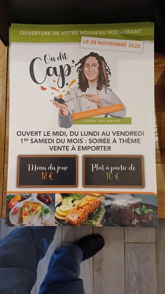Menu_Restaurant On Dit Cap'_Bollène_image_1