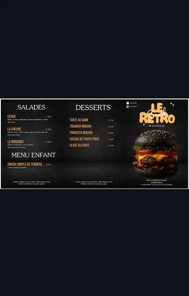 Menu_Le Retro_Bollène_image_2