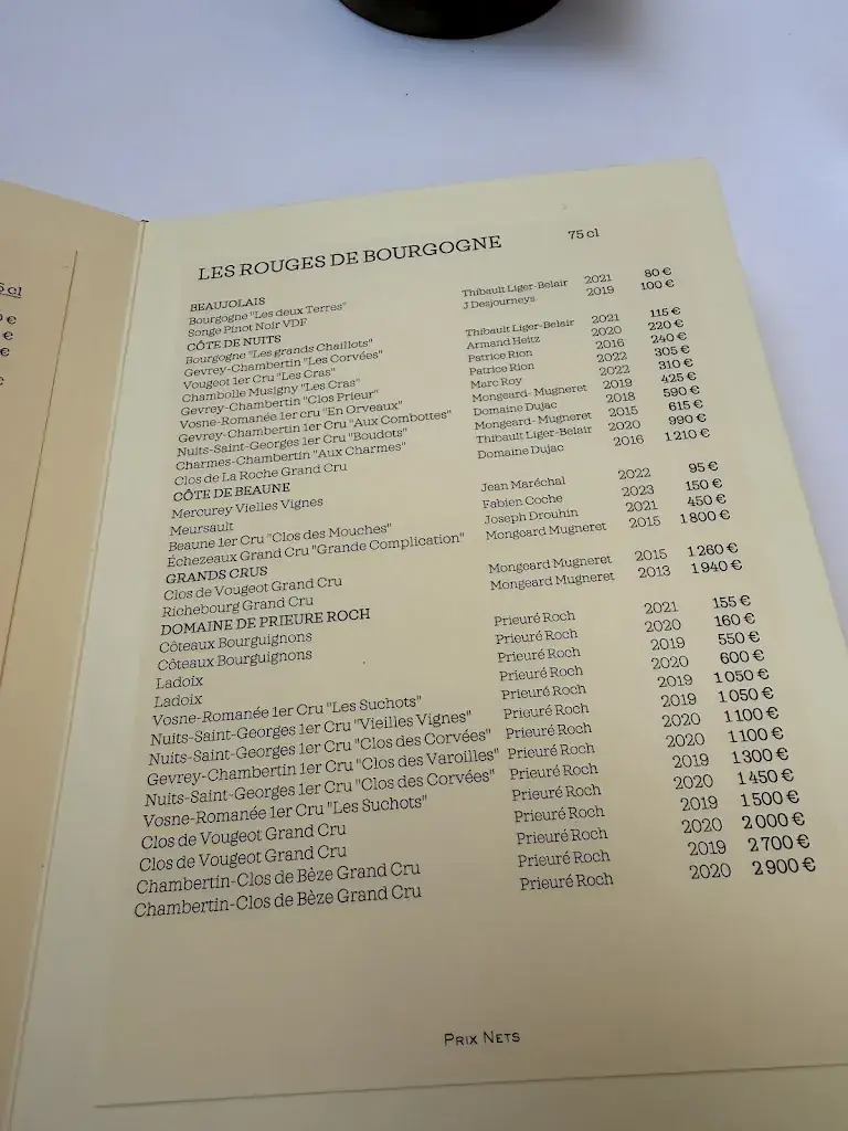 Menu_Restaurant Les Terraillers_Biot_immagine_1