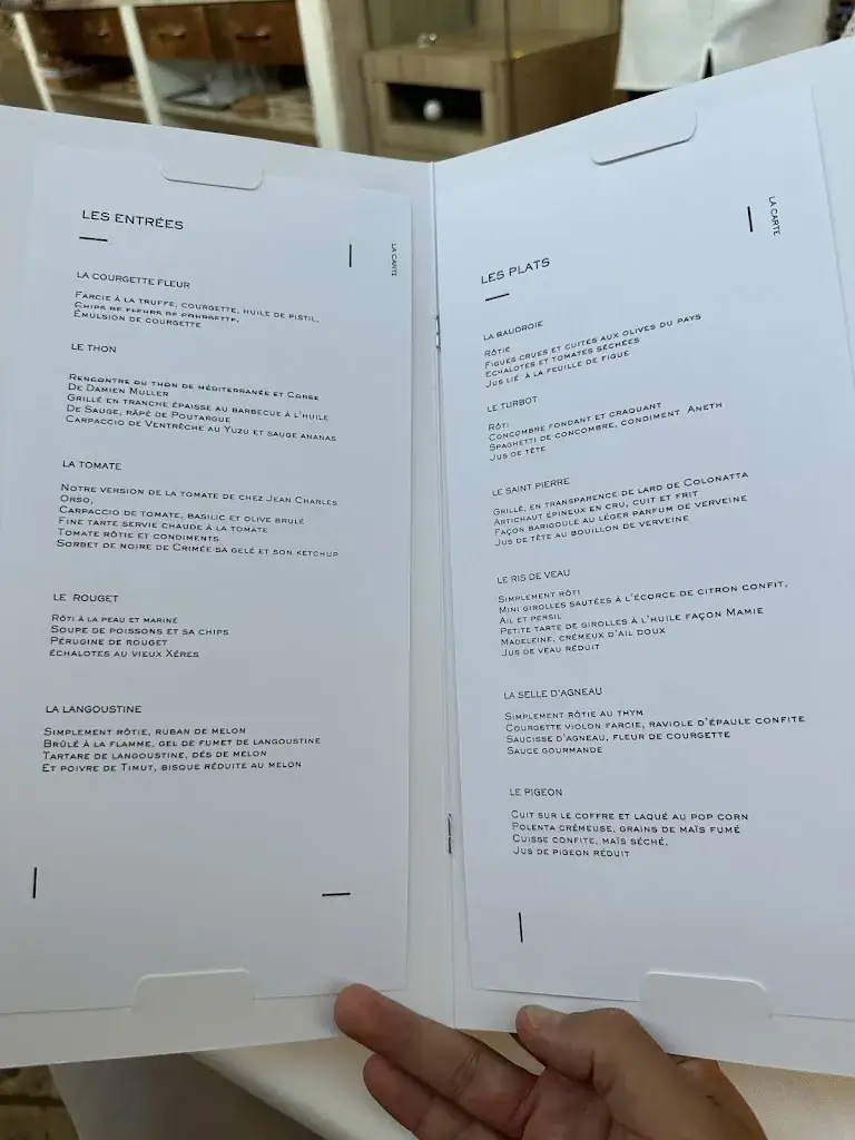 Menu_Restaurant Les Terraillers_Biot_immagine_3