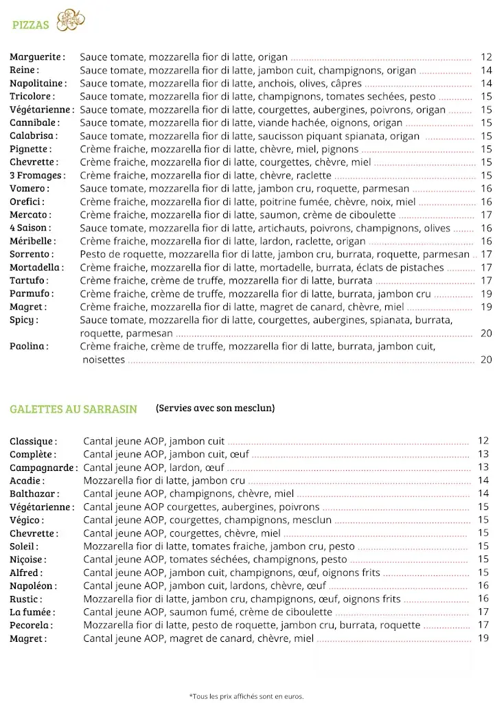 Menu_L’auberge du vieux village_Biot_immagine_1