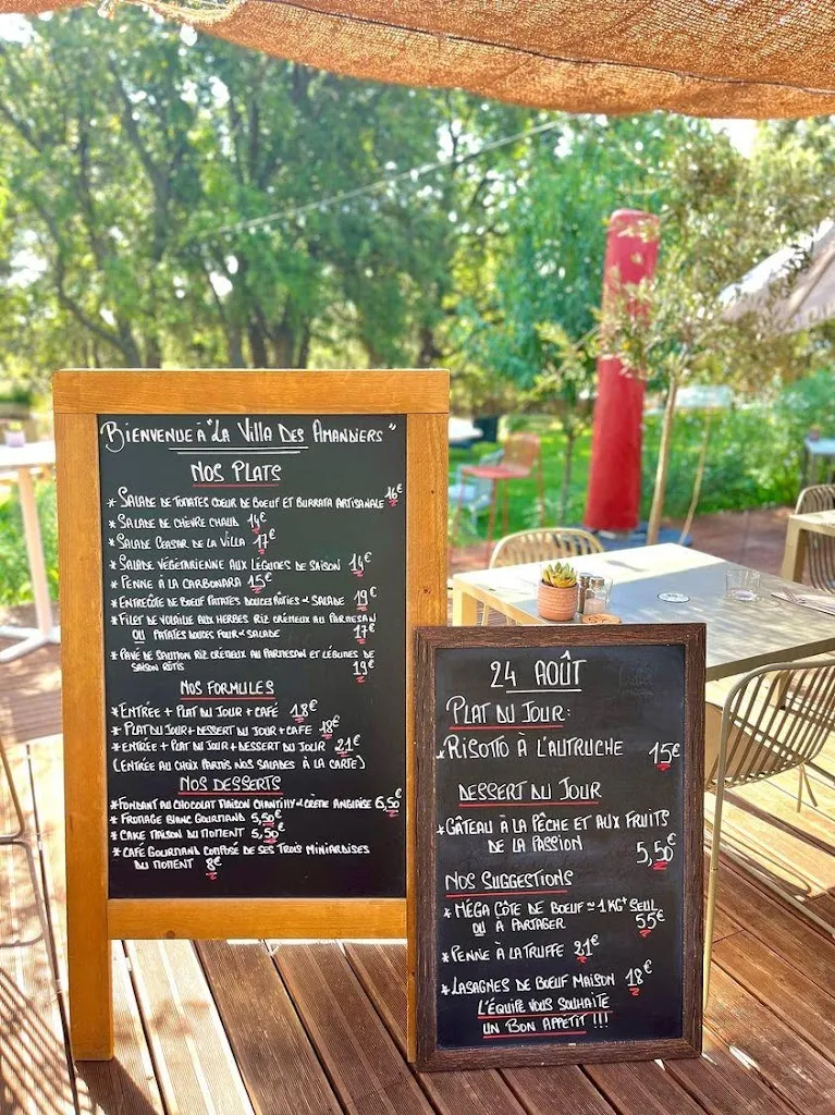 Menu_La Villa des Amandiers_Biot_immagine_1
