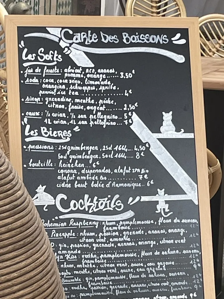 Menu_Le Chat Restaurant_Biot_immagine_3