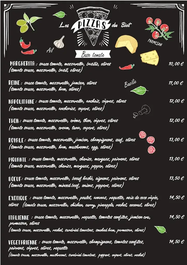 Menu_LES PIZZAS DU BIOT_Biot_image_1