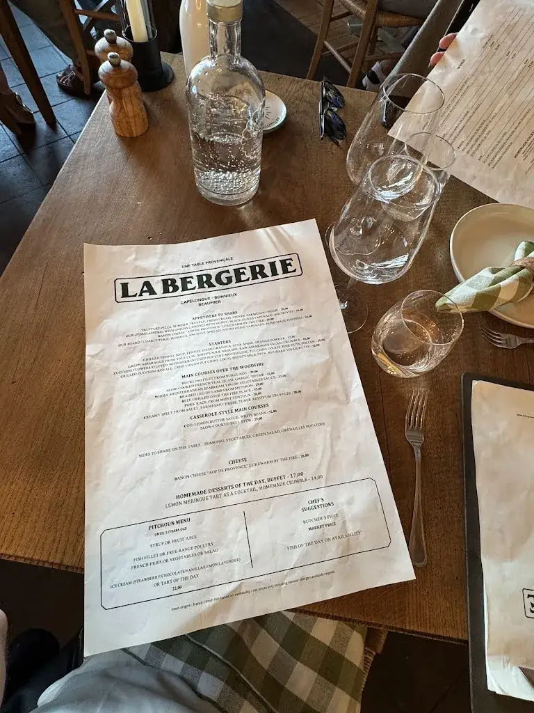 Menu_La Bergerie, Restaurant & Bar_Bonnieux_image_3