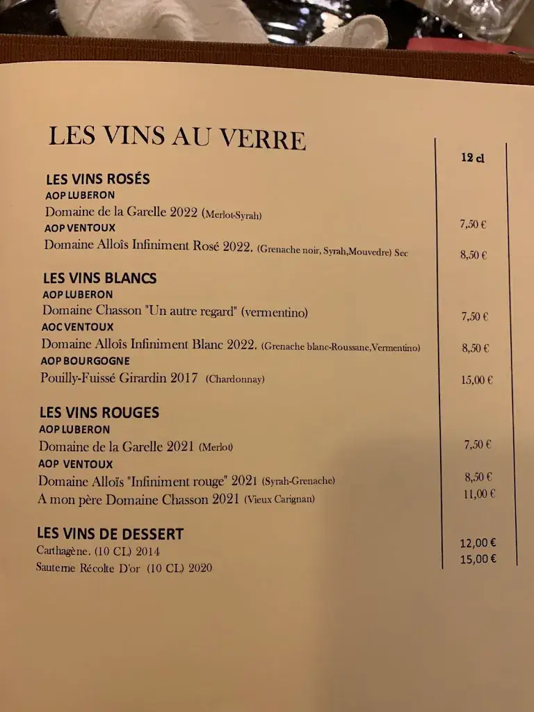Menu_Restaurant l’arôme_Bonnieux_image_3