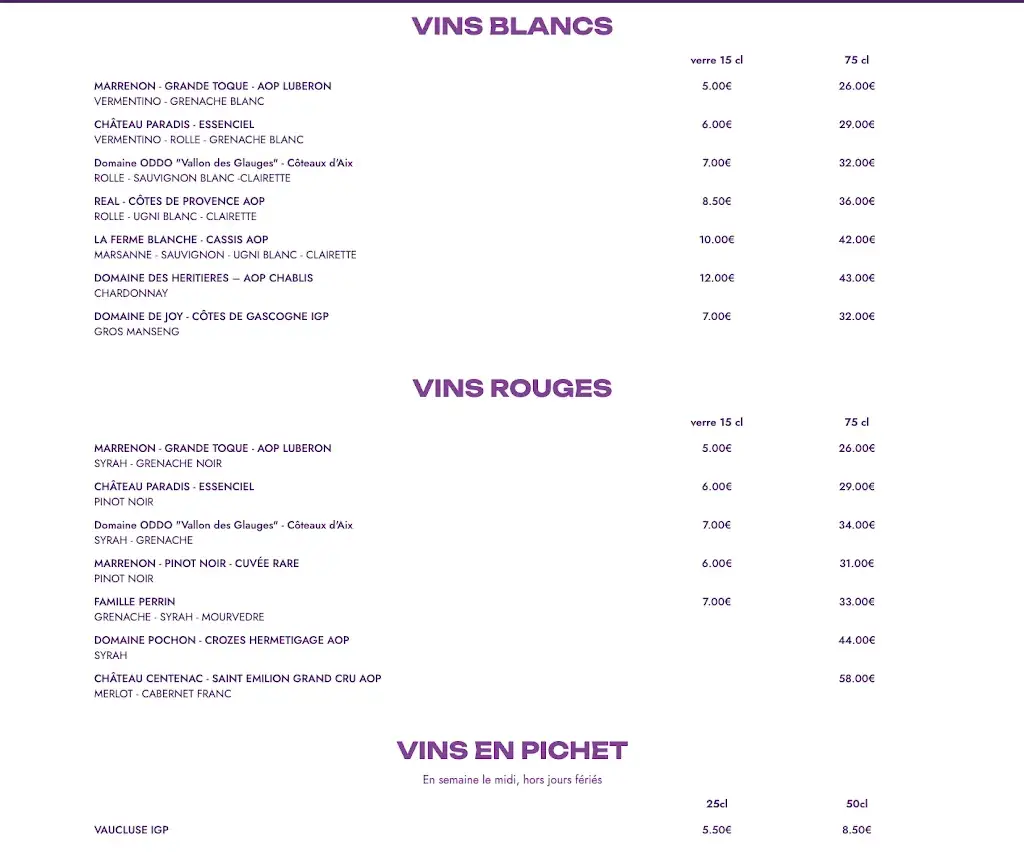 Menu_Le Greenwich_Marseille_image_1