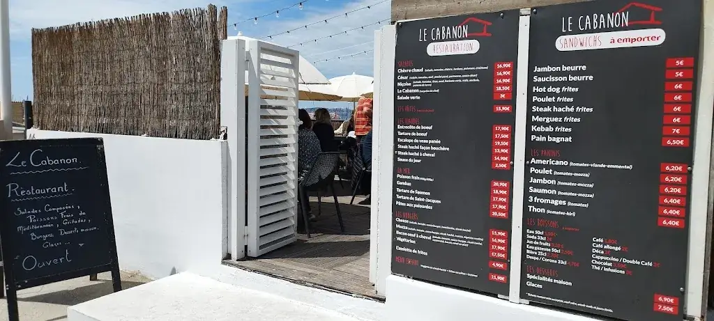 Menu_Restaurant le cabanon_Marseille_image_1