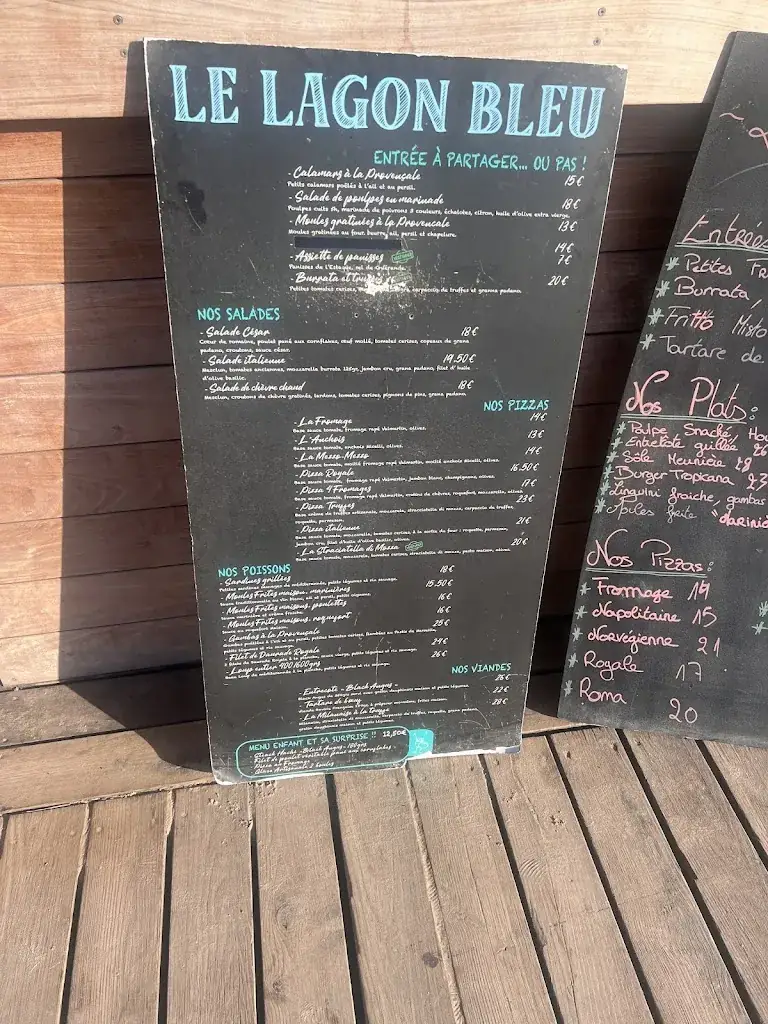 Menu_Le Lagon Bleu - Restaurant Vue Mer Marseille_Marseille_image_4