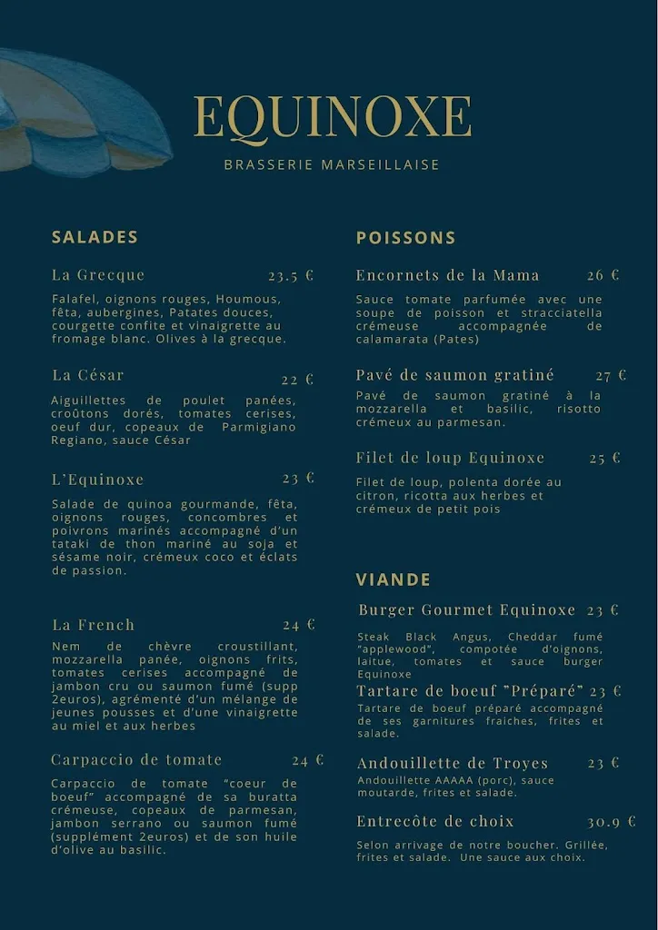 Menu_L'Equinoxe - Brasserie Restaurant_Marseille_image_1