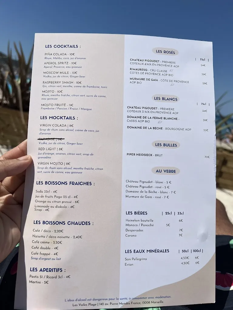 Menu_Les Voiles M Plage_Marseille_image_3