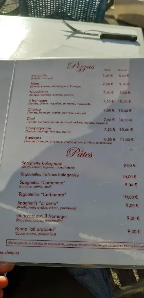 Menu_Brasserie La Strada_Marseille_image_1