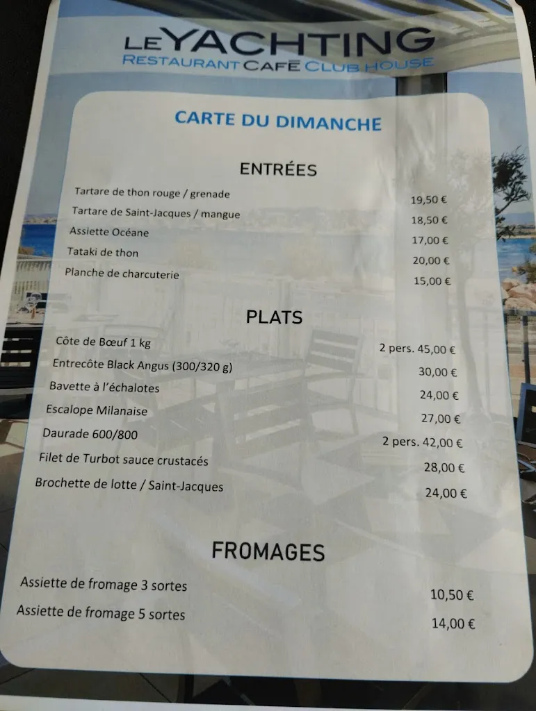 Menu_Le Yachting_Marseille_image_1