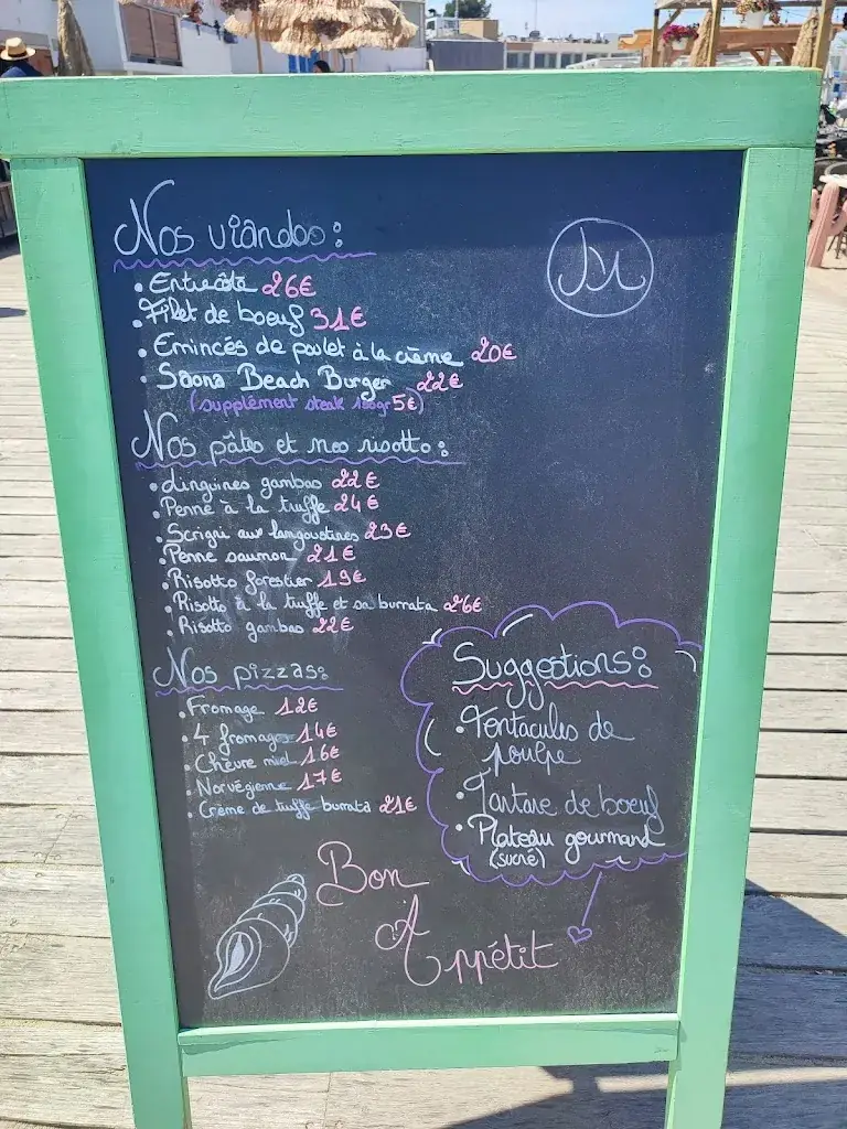 Menu_Saona Beach_Marseille_immagine_2