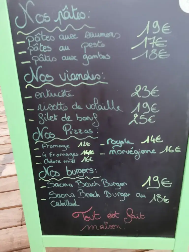 Menu_Saona Beach_Marseille_immagine_3