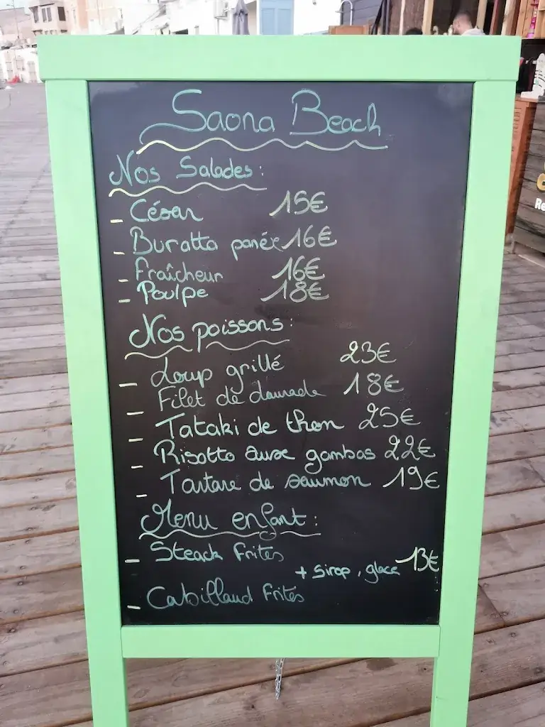 Menu_Saona Beach_Marseille_immagine_4