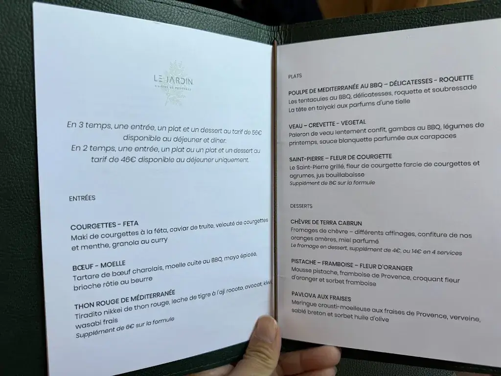 Menu_Le Jardin Restaurant_Bormes-les-Mimosas_image_1
