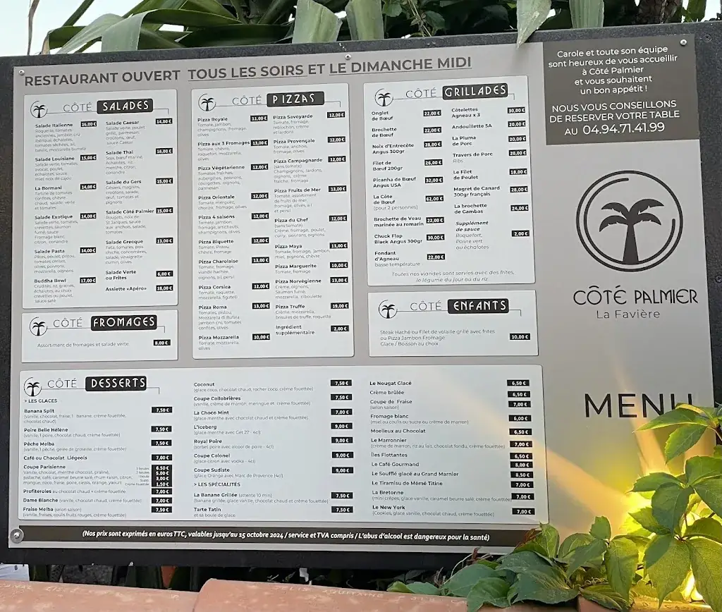 Menu_Côté Palmier_Bormes-les-Mimosas_image_1