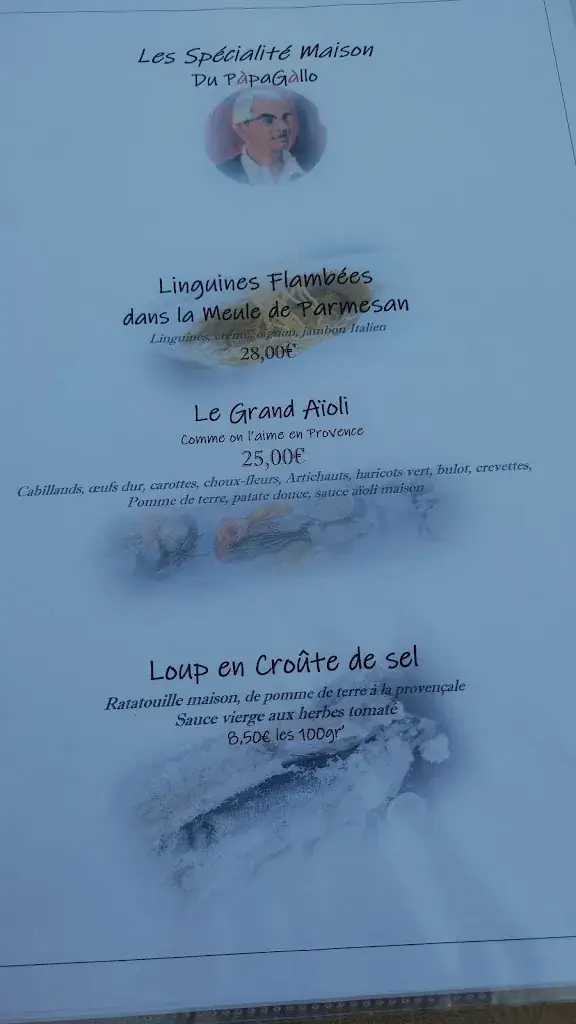 Menü_Restaurant Le PàpaGàllo_Bormes-les-Mimosas_Bild_2