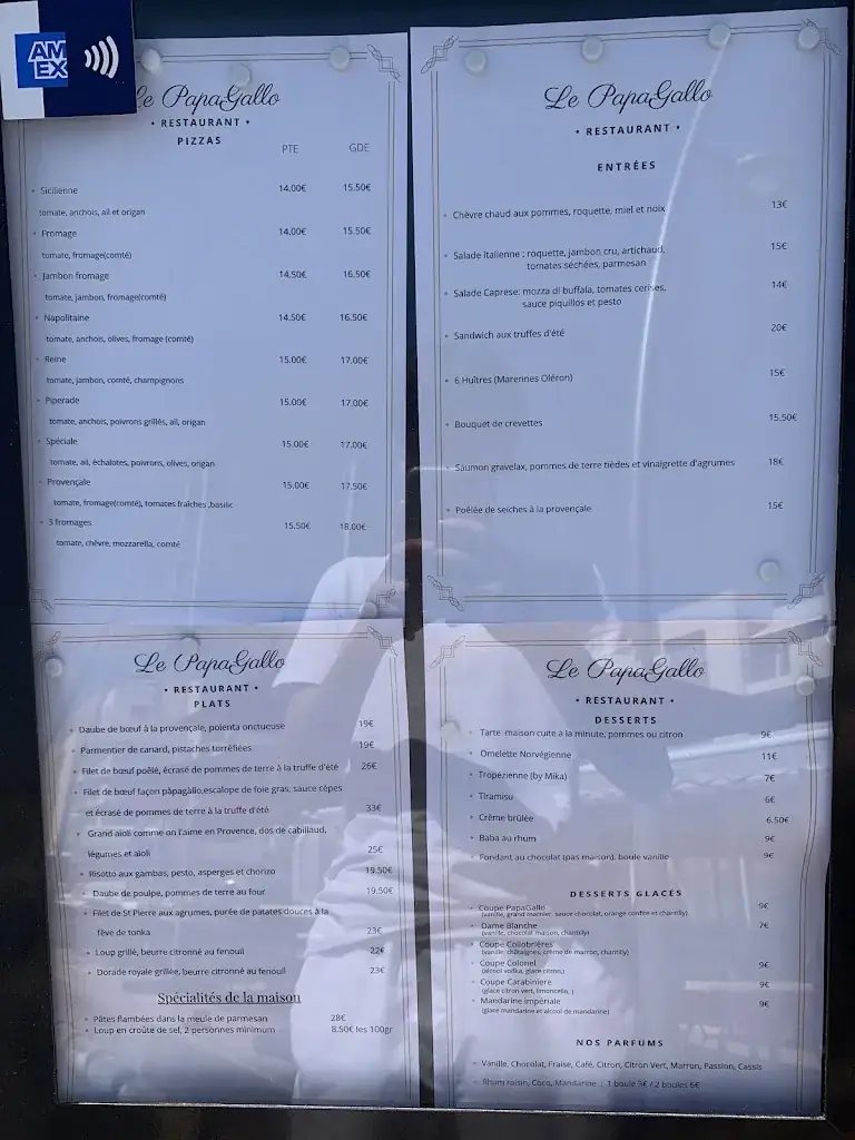 Menü_Restaurant Le PàpaGàllo_Bormes-les-Mimosas_Bild_4