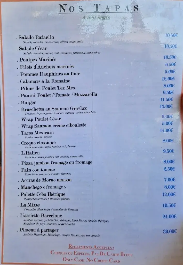 Menu_Bar-Restaurant BELLEVUE_Bormes-les-Mimosas_image_1