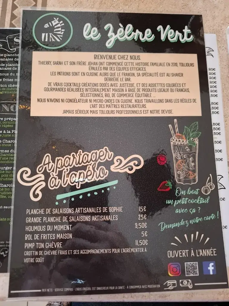 Menu_Le Zebre Vert_Bormes-les-Mimosas_imagen_3