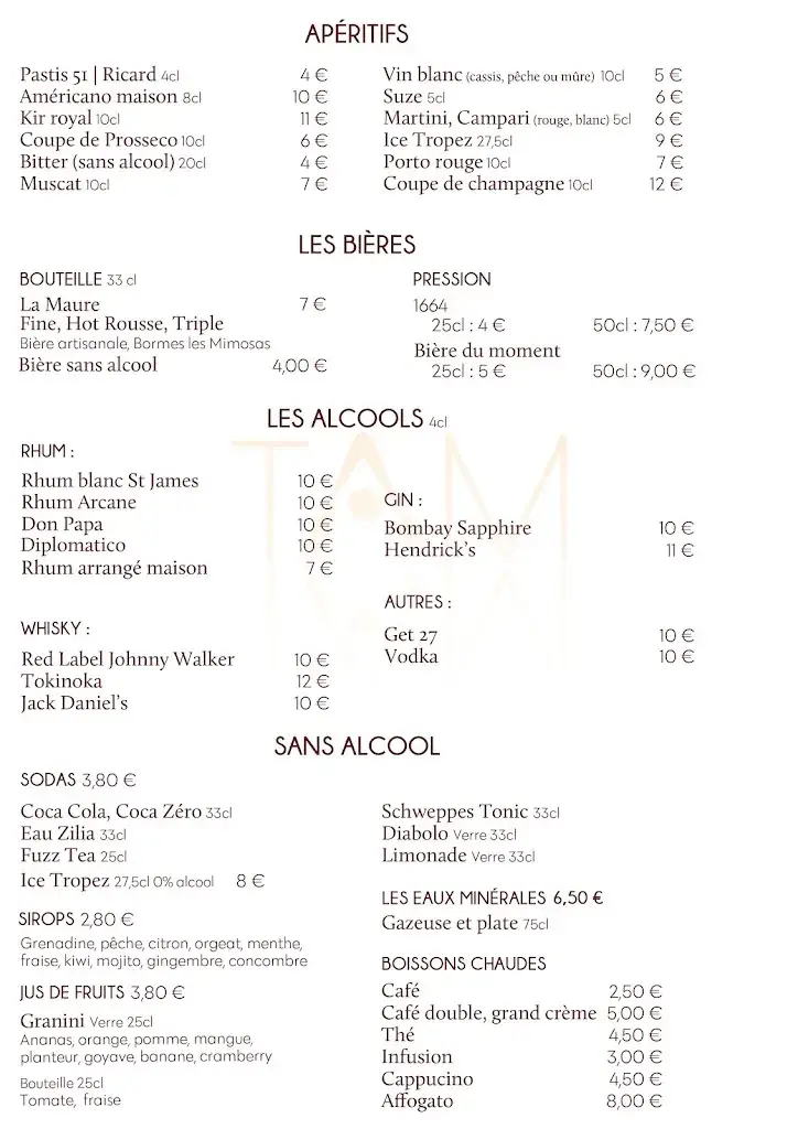 Menu_Le Tam-Tam_Lavandou_image_3