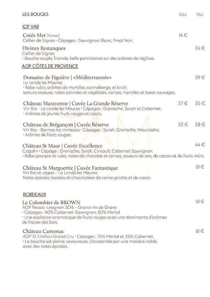 Menu_Le Tam-Tam_Lavandou_image_4