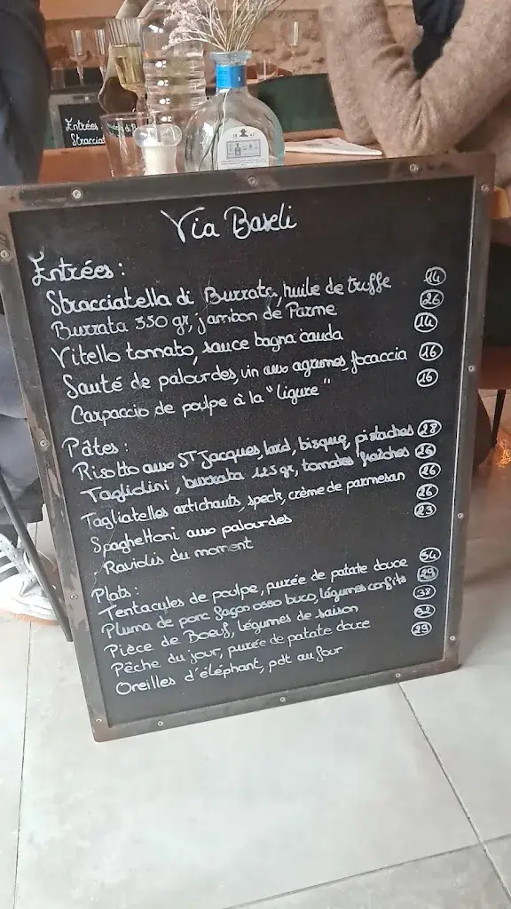 Menu_Via Baseli - Restaurant Cabriès - Le 107 Bar À tapas_Cabriès_image_2
