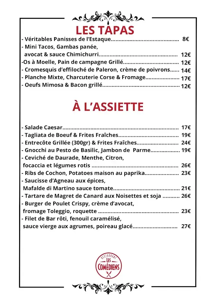 Menu_Les Comédiens_Cabriès_image_2