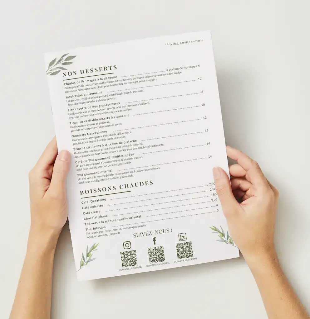 Menü_Domaine la Guérine_Cabriès_Bild_1