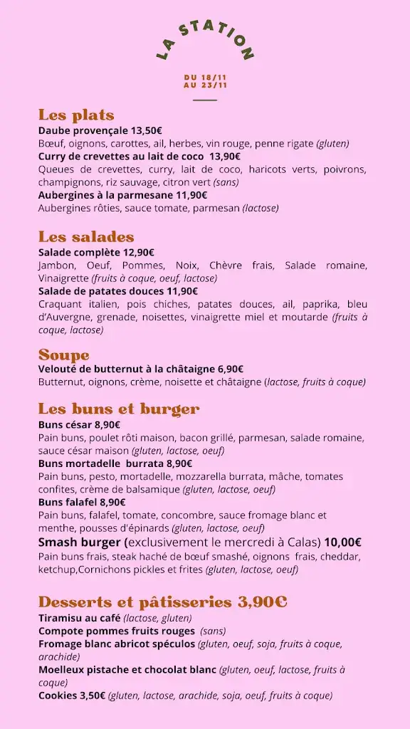 Menü_La station_Cabriès_Bild_1