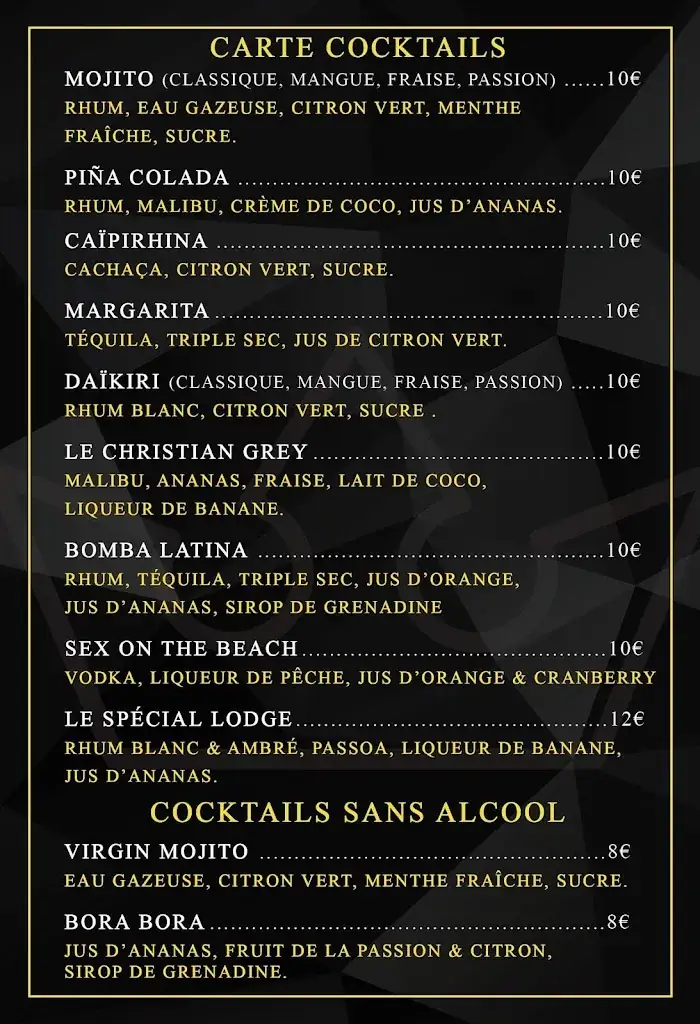 Menü_Le Lodge - Resto Club_Cabriès_Bild_1