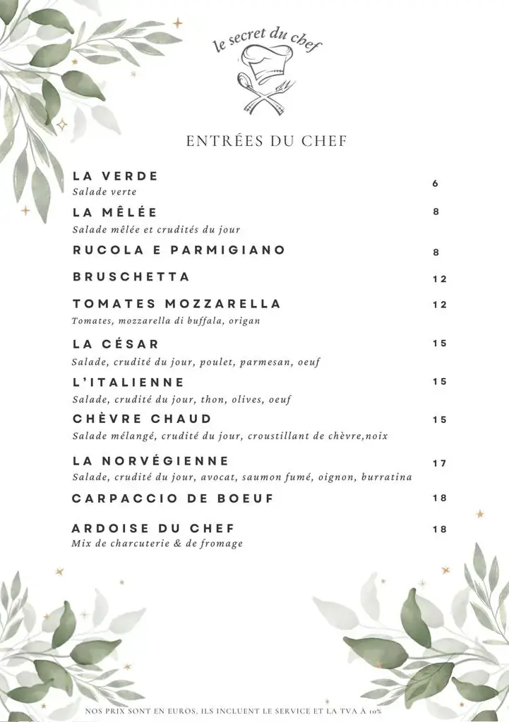 Menu_Le secret du chef_Ornex_image_4