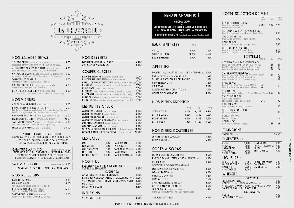 Menü_La Brasserie_Cabriès_Bild_1