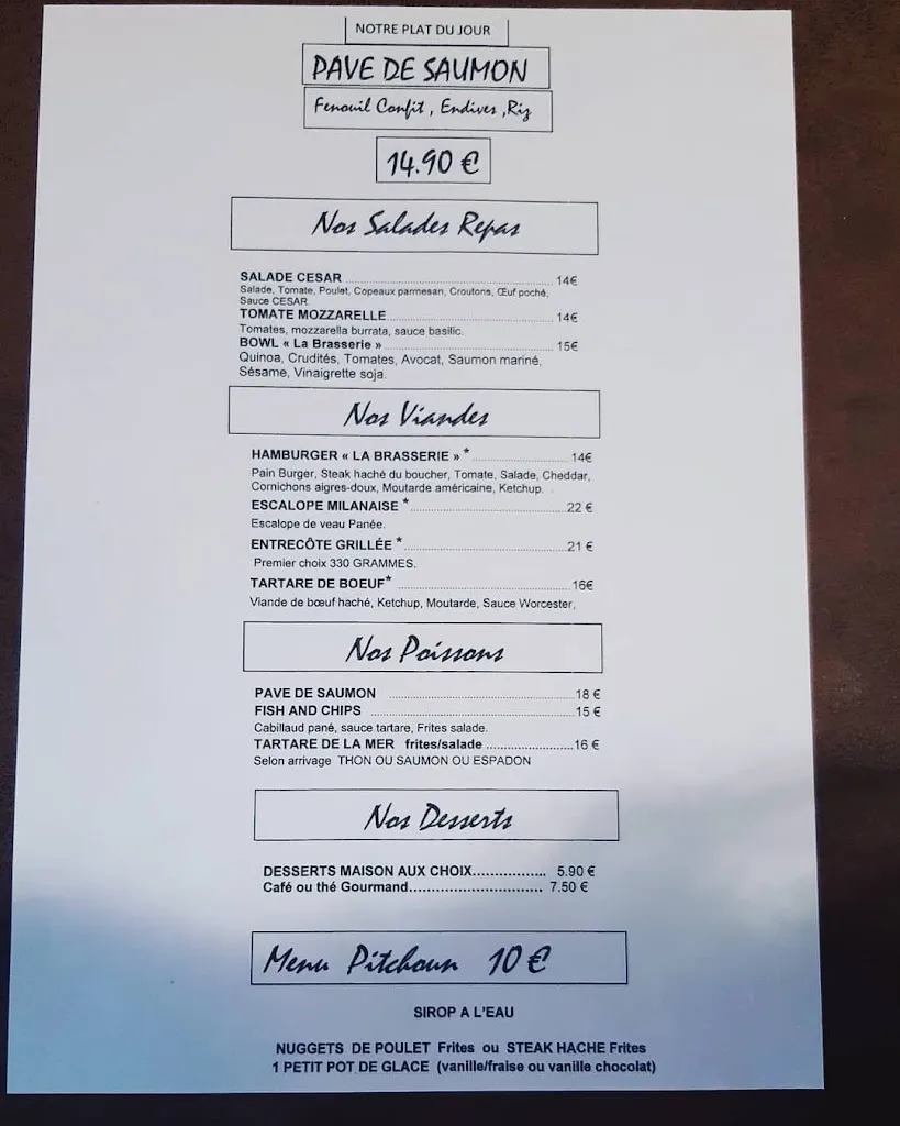 Menü_La Brasserie_Cabriès_Bild_4