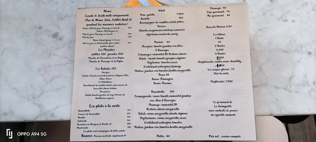Menu_La Guinguette_Noirétable_image_2
