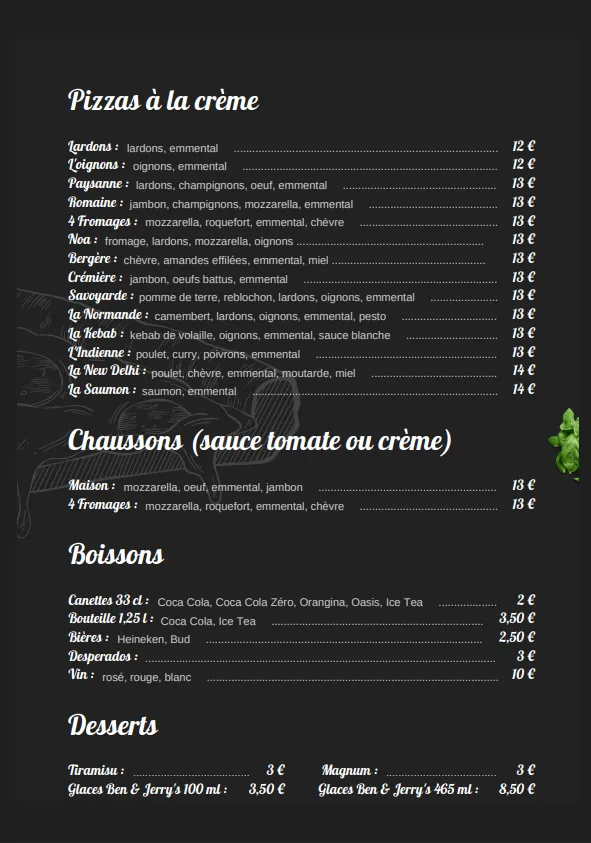 Menu_La Calabrèse - Pizza Calas et Cabriès_Cabriès_image_2
